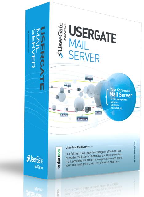 UserGate Mail Server 2.X: бесплатная лицензия на 5 почтовых ящиков