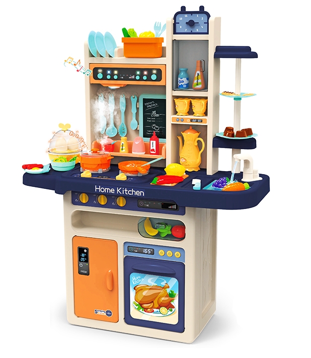 Кухня детская Modern Kitchen 889-161 вода,свет,звук,пар, музыка, 65 предметов