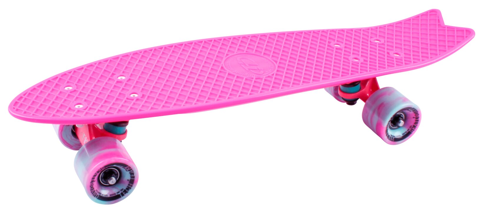 Скейтборд круизер-рыбка Tech Team Fishboard 23" (розовый)