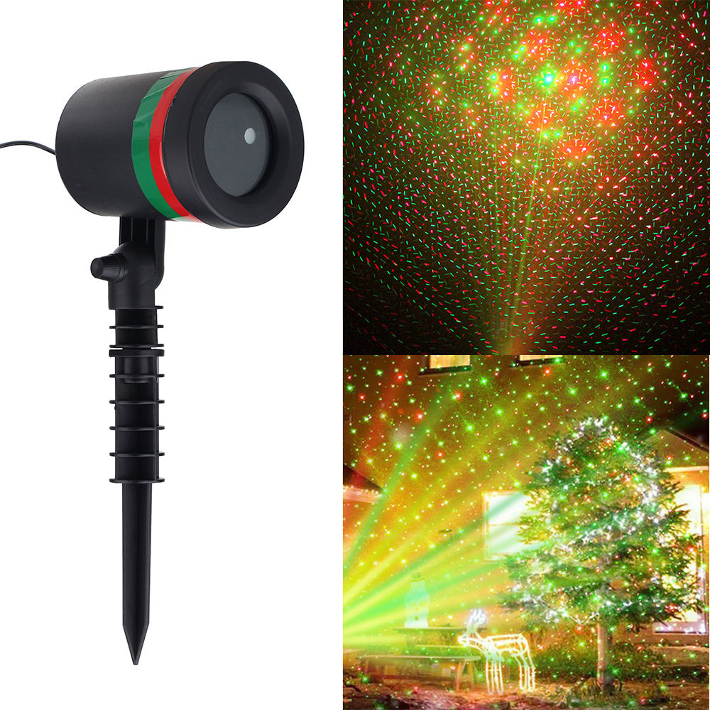 Лазерный уличный проектор Star Shower Laser Light Projector