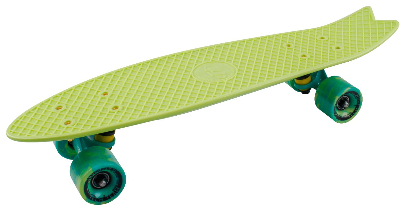 Скейтборд круизер-рыбка Tech Team Fishboard 23" (светло-зеленый)