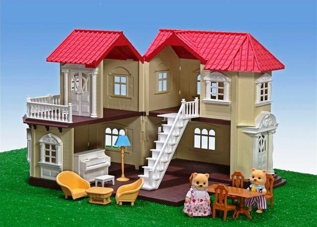 Уютный домик Happy Family с фигурками и мебелью 012-01