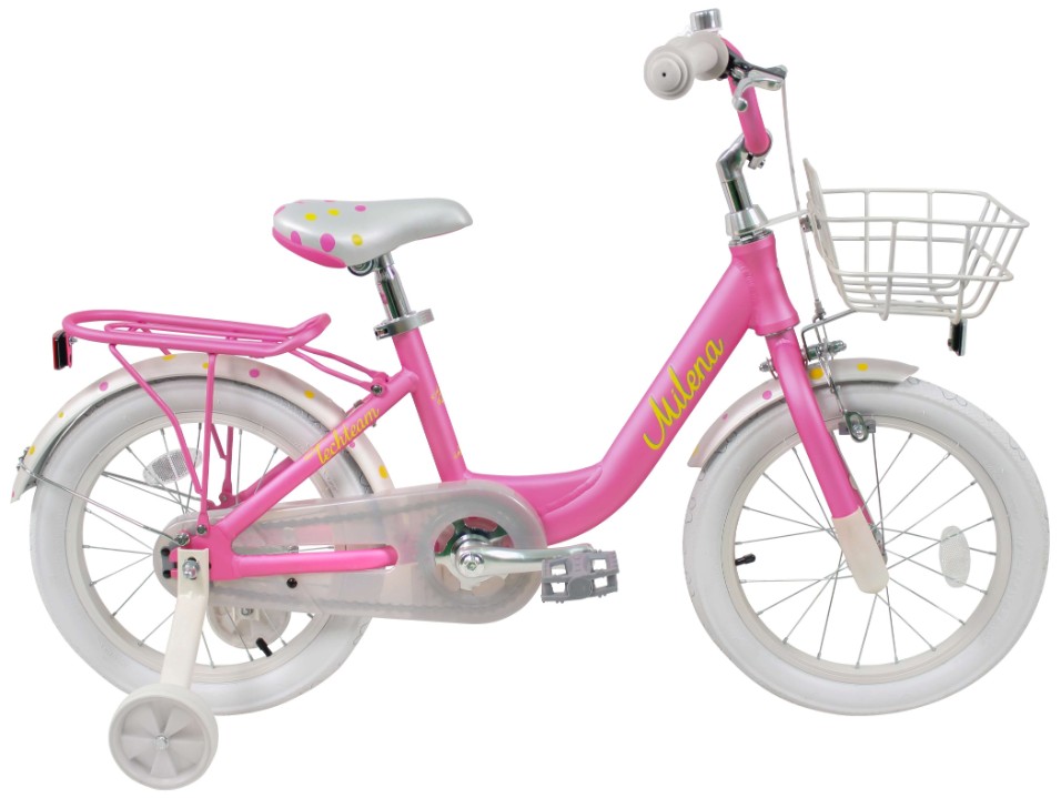 Детский велосипед Tech Team Milena 16" 2020 (розовый)